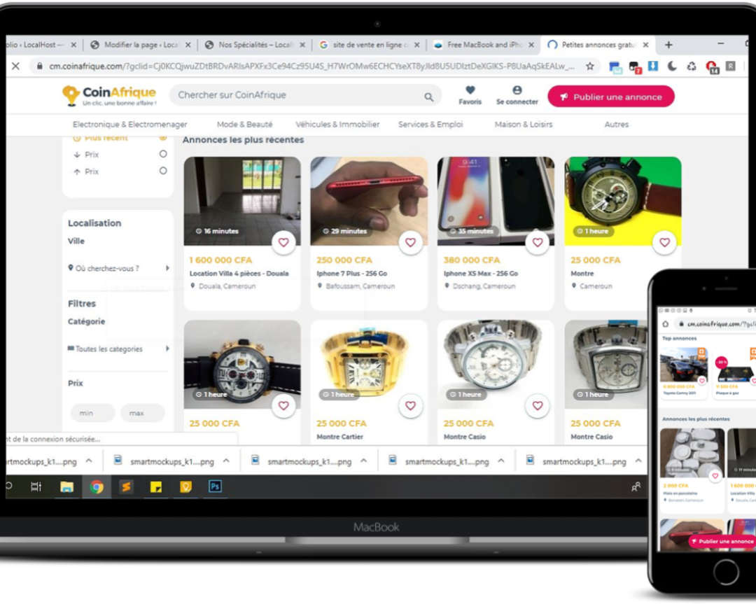 Plateforme d'annonces de vente