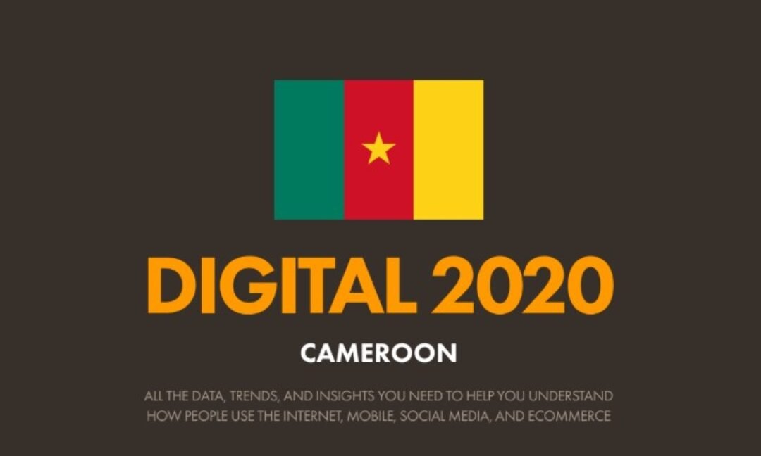 Rapport Digital 2020 pour le Cameroun, près de 8 millions d’internautes dont 50% sont sur les réseaux sociaux!