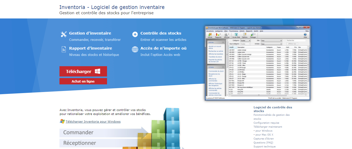 inventory free download: inventoria logiciel – nrtc... LOGICIEL DE GESTION DE STOCK