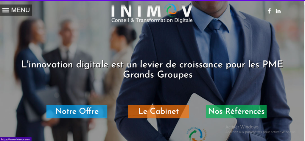 Bienvenue chez Inimov, agence de transformation digitale au Cameroun