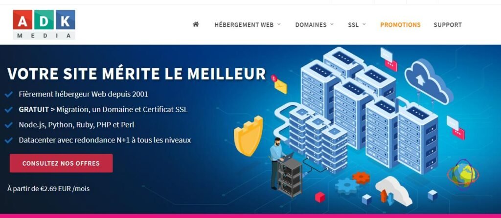 Bienvenue chez ADK Media l'hébergeur web au Maroc