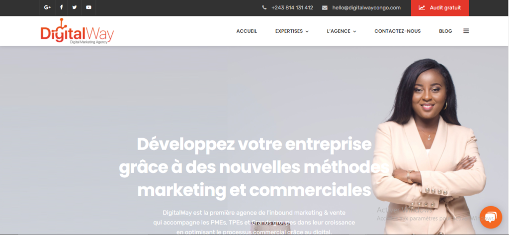 DigitalWay est agence SEO et marketing digital au Congo