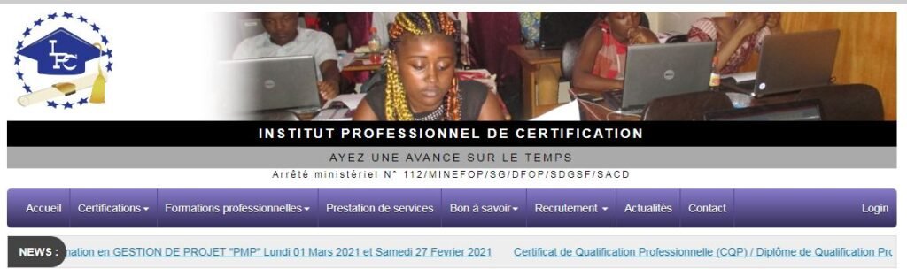 Bienvenue chez Institut Professionnel de Certification