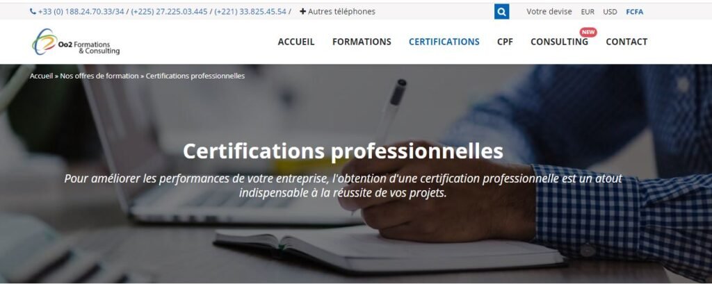 Bienvenue chez Oo2 Formations & Consulting