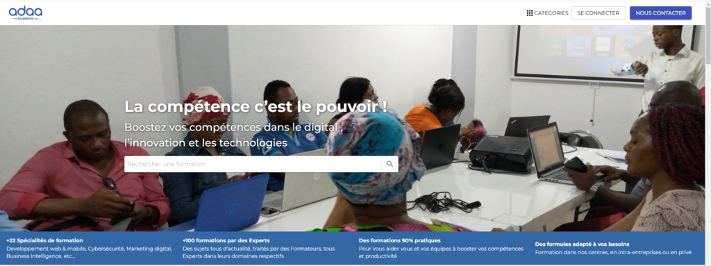 Centre de Formation en developpement d'application à Douala au Cameroun