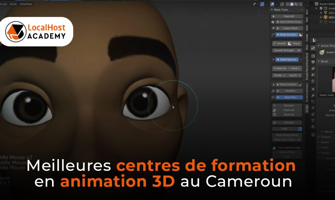 Meilleurs centres de formation en animation 3D au Cameroun