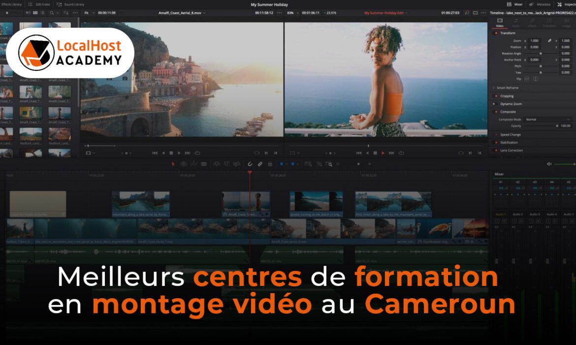 Meilleurs centres de formation en montage vidéo au Cameroun