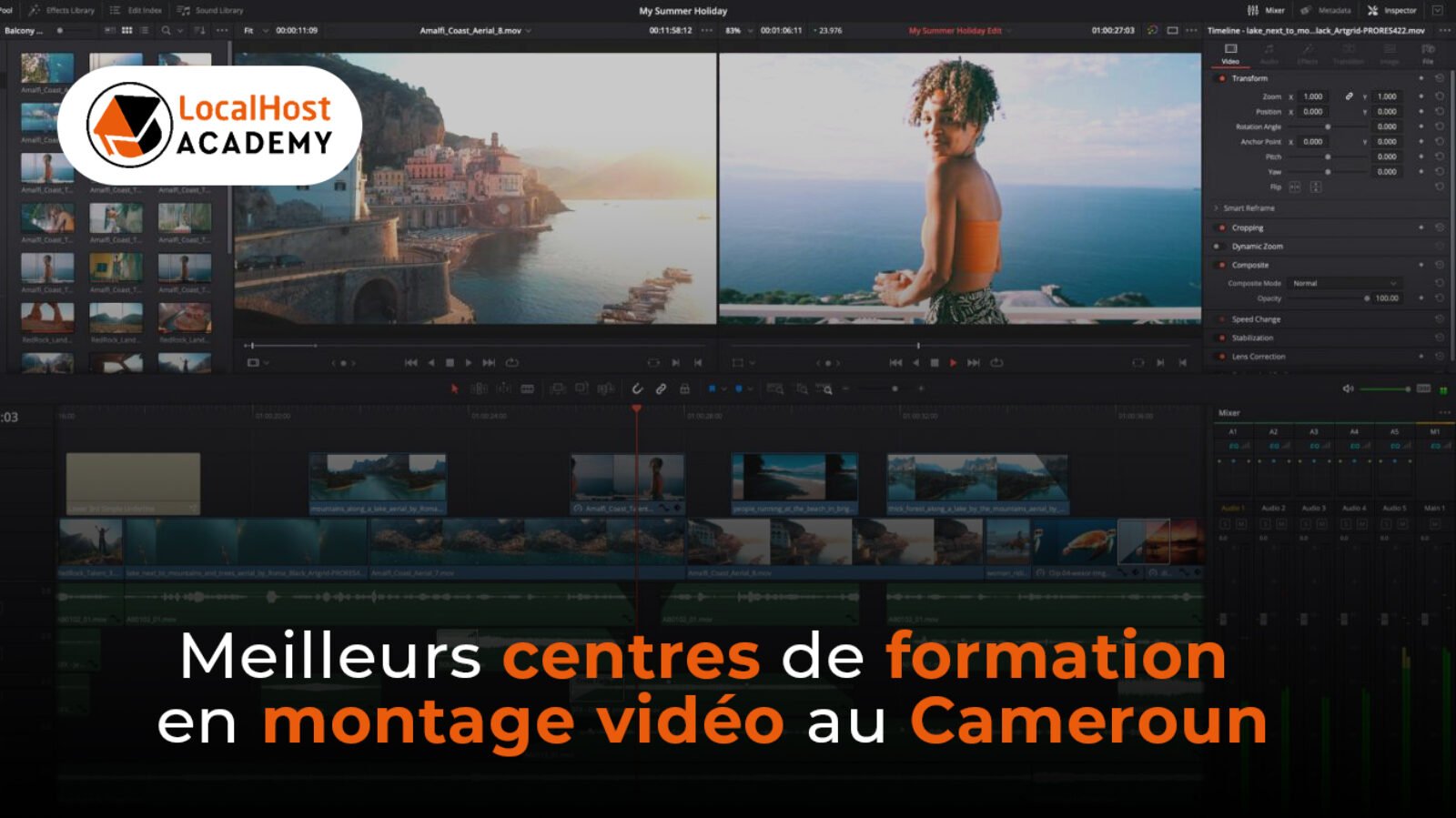 Meilleurs centres de formation en montage vidéo au Cameroun