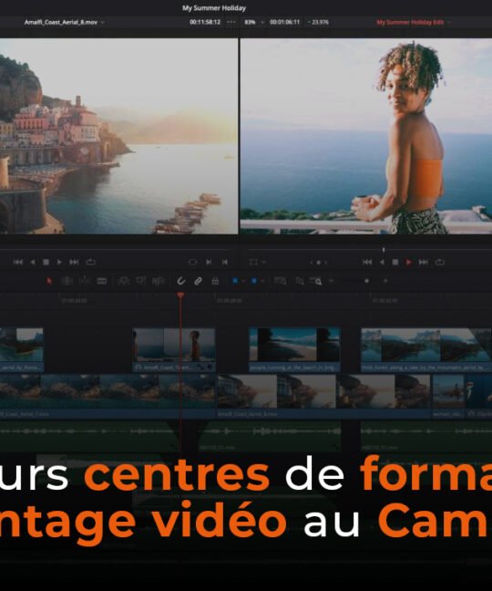 Meilleurs centres de formation en montage vidéo au Cameroun
