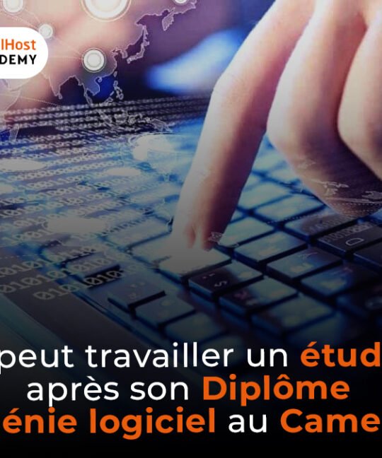 Où peut travailler un étudiant après son diplôme en génie logiciel au Cameroun ?
